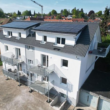 Exklusive Neubauwohnung Mit Wundervoller Aussicht Naehe Europapark Und Rulantica Burgheim Bagian luar foto