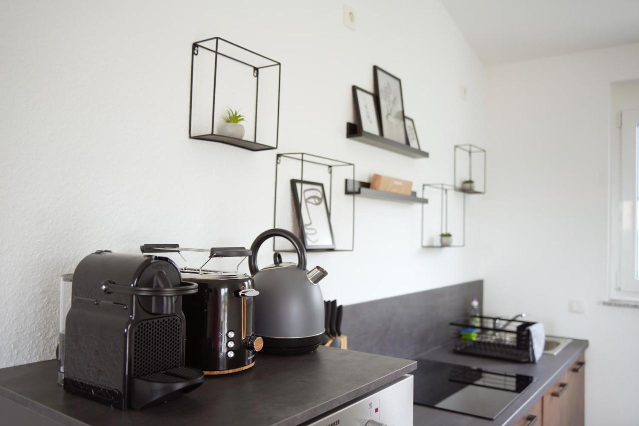 Exklusive Neubauwohnung Mit Wundervoller Aussicht Naehe Europapark Und Rulantica Burgheim Bagian luar foto