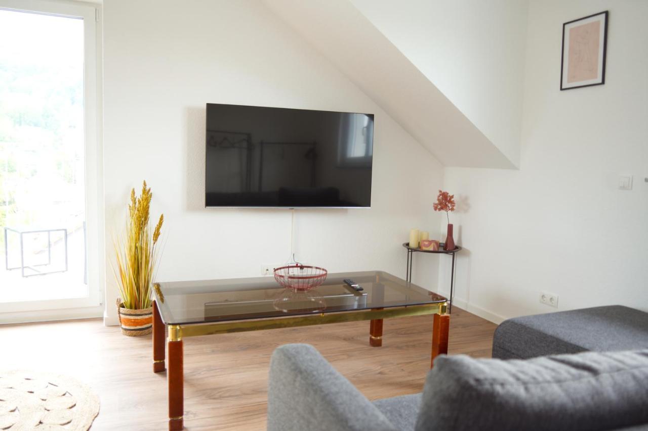 Exklusive Neubauwohnung Mit Wundervoller Aussicht Naehe Europapark Und Rulantica Burgheim Bagian luar foto