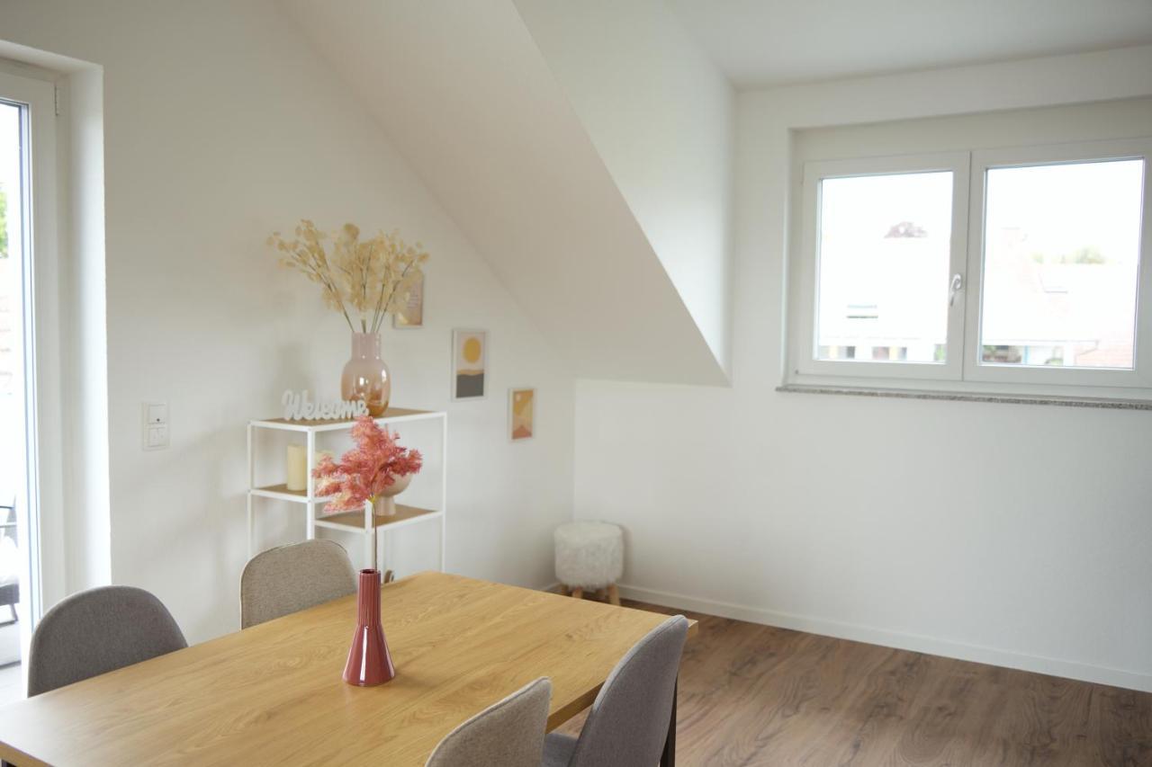 Exklusive Neubauwohnung Mit Wundervoller Aussicht Naehe Europapark Und Rulantica Burgheim Bagian luar foto