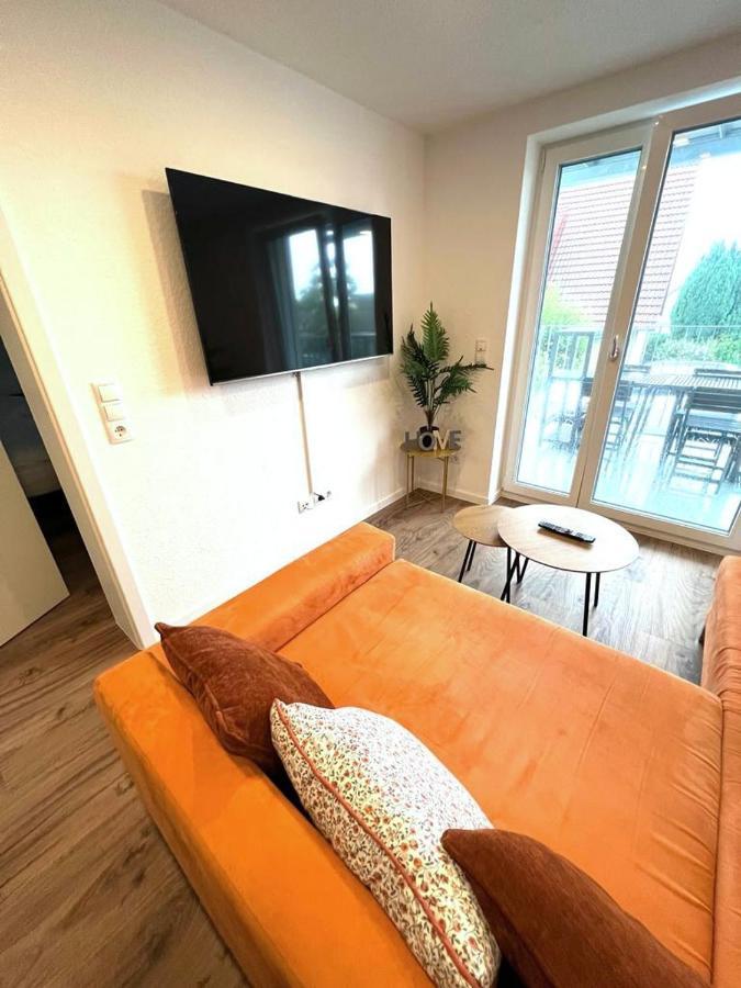 Exklusive Neubauwohnung Mit Wundervoller Aussicht Naehe Europapark Und Rulantica Burgheim Bagian luar foto